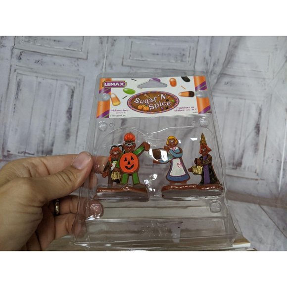 Lemax Other - Lemax 2005 Sugar N Spice TRICK OR TREAT Set of 2 H